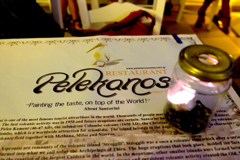 Had dinner at Oia's most celebrated restaurant: Pelekanos. Such a must visit when in Santorini. Highly recommended.